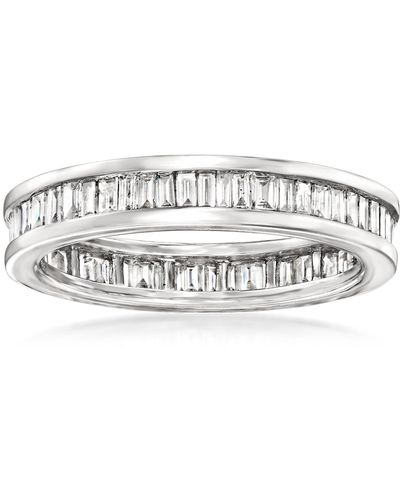 Ross-Simons Channel-set Baguette Diamond Eternity Band - White