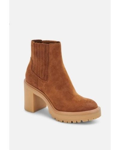Dolce Vita Caster H2o Booties - Brown