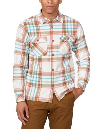 Hurley Collared Flannel Button-down Shirt - Multicolor