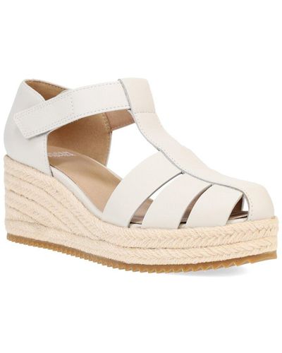 Eileen Fisher Tilly Leather Espadrille - White