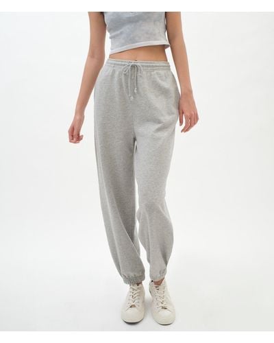 Aéropostale Baggy High-rise Cinched Sweatpants - Gray