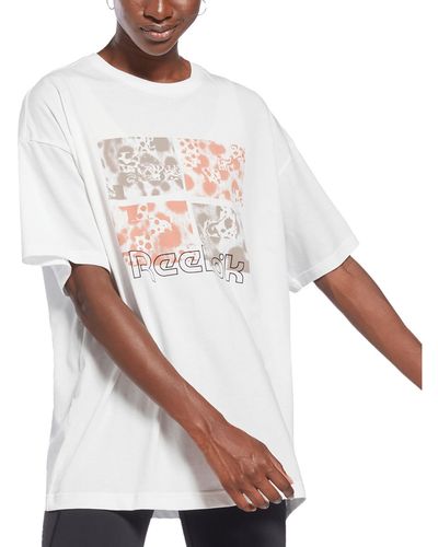 Reebok Graphic Printed T-shirt - White