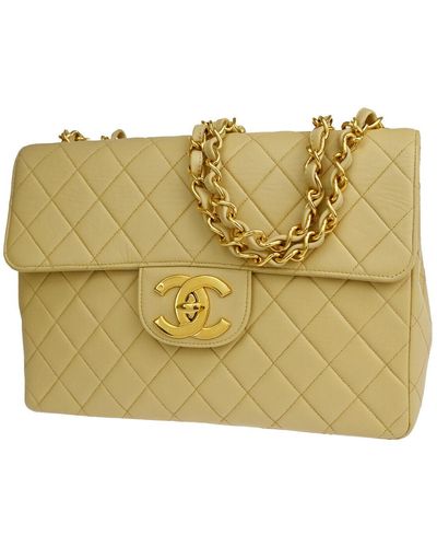 Chanel Timeless Leather Shoulder Bag (pre-owned) - Metallic