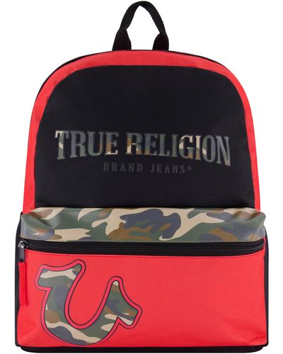 True Religion Boys 16" Backpack Multi Color - Red