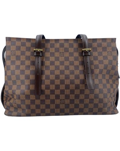 Louis Vuitton Geronimos Canvas Shoulder Bag (pre-owned) in Brown