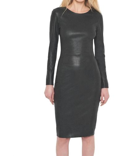 AS by DF Mrs. Smith Leather Dress - Black