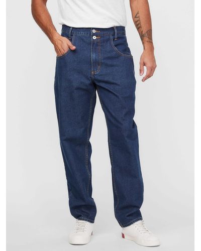 Guess Factory Pascal Relaxed Tapered Jeans - Blue