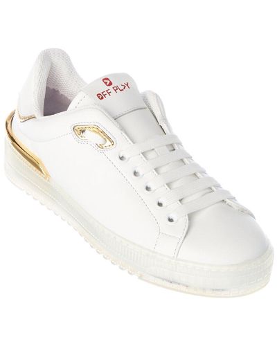 Off play Milano Leather Sneaker - White