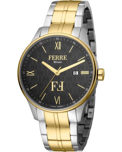 Ferré Fashion 40mm Quartz Watch - Gray