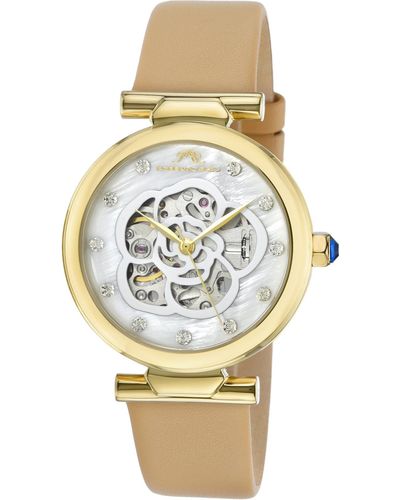 Porsamo Bleu Laura Automatic Watch With Mother Of Pearl Dial - Metallic