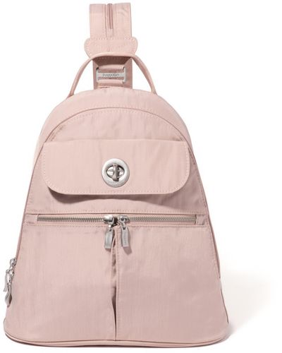 Baggallini Naples Convertible Sling Backpack - Pink