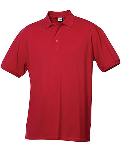 Clique Evans Polo Shirt - Red