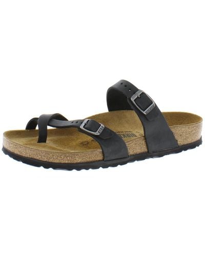 Birkenstock Mayari Flip-flop Leather Thong Sandals - Brown