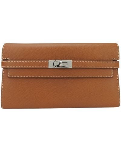 Hermès Kelly Leather Wallet (pre-owned) - Brown