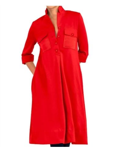 Gretchen Scott Ponte Alli Dress In Red