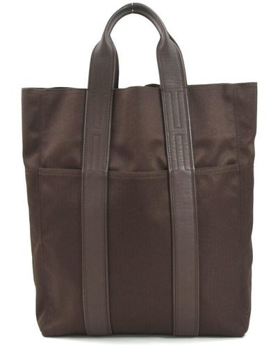 Hermès Acapulco Canvas Tote Bag (pre-owned) - Brown