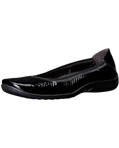 Walking Cradles Alias Patent Leather Ballet Flats - Black