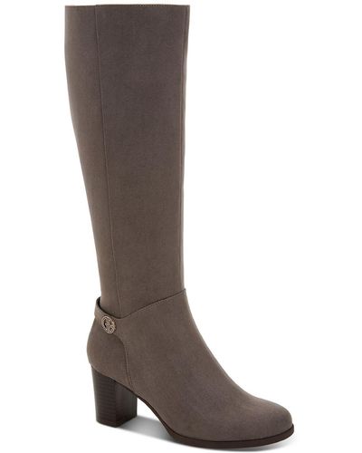 Giani Bernini Adonnys Leather Tall Knee-high Boots - Brown