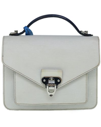 Louis Vuitton Monceau Leather Shoulder Bag (pre-owned) - Metallic