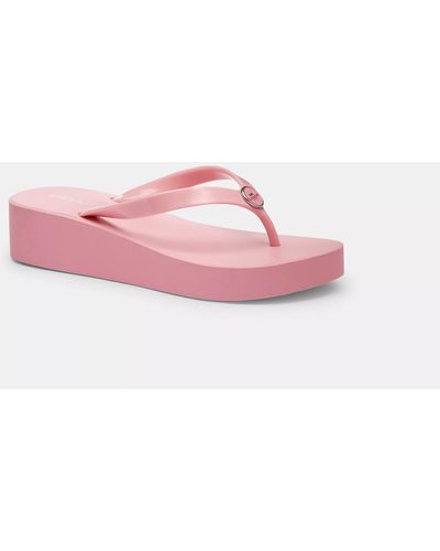 COACH Vianna Flip Flop - Pink