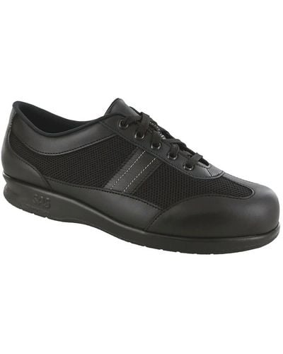 SAS 's Ft Mesh Walking Shoes - Wide - Black
