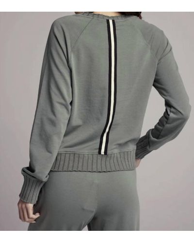 Sundays Lilith Pullover With Back Dtripe - Gray