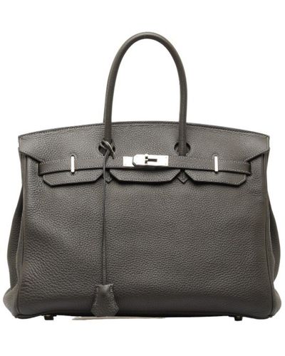 Hermès Birkin 35 Leather Tote Bag (pre-owned) - Black