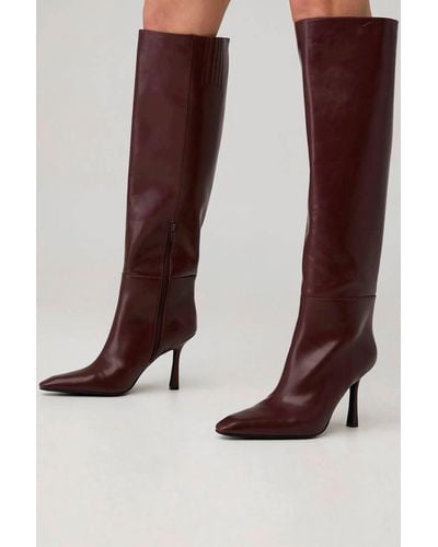 Jeffrey Campbell Sincerely Boot In Wine - Brown