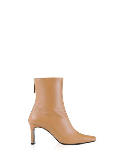 Reike Nen Leather Trim Boots - Brown