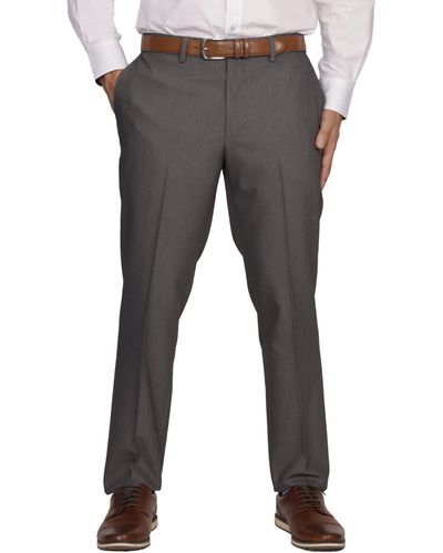 Tailorbyrd Classic Stretch Dress Pants - Gray