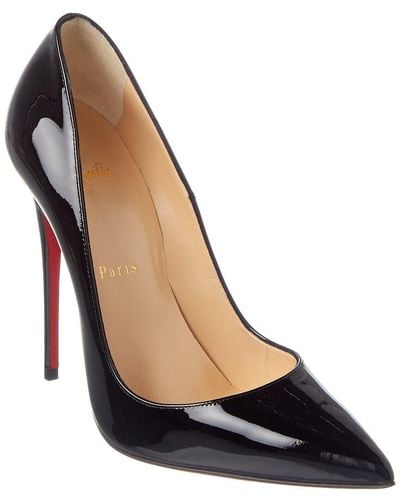Christian Louboutin So Kate 120 Patent-leather Courts - Black