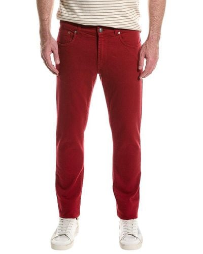 Isaia Red Straight Jean