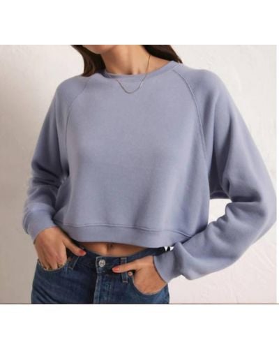 Z Supply Crop Out Sweatshirt - Gray