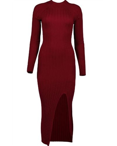 Bishop + Young Chloe Sweater Dress - Red