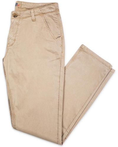 Benson Tahoe Blend Relaxed Fit Chino Pants - Natural