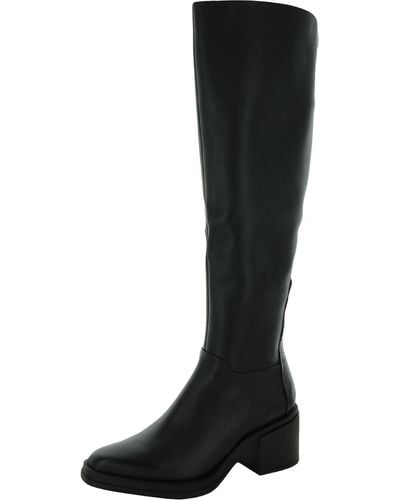 Franco Sarto Dorica Leather Tall Over-the-knee Boots - Black