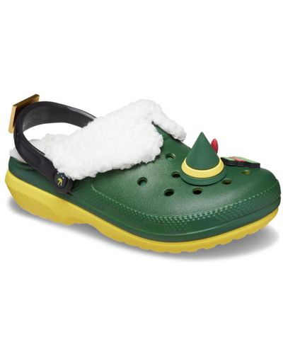 Crocs™ Elf Classic 209372-7c1 Kid's Hunter Yellow Slip-on Clog Cro1 - Green