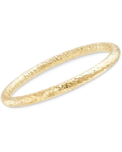Ross Simons Italian 6mm 18kt Gold Over Sterling Twisted Bangle