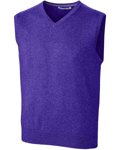 Cutter & Buck Lakemont Sweater Vest - Purple