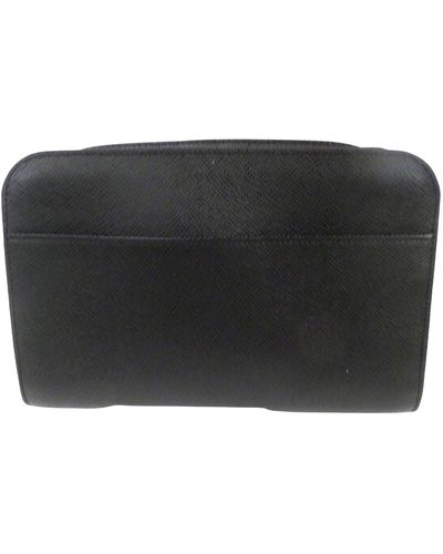 Louis Vuitton Baikal Leather Clutch Bag (pre-owned) - Black