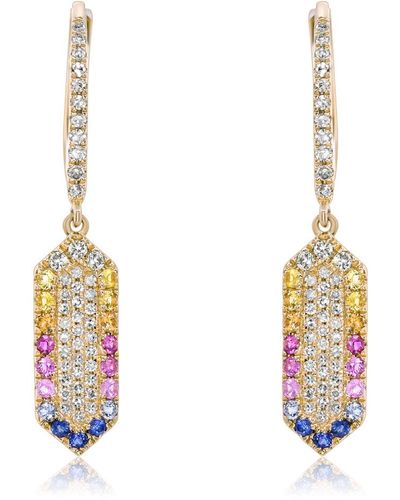 Diana M. Jewels Diamond Earrings - White