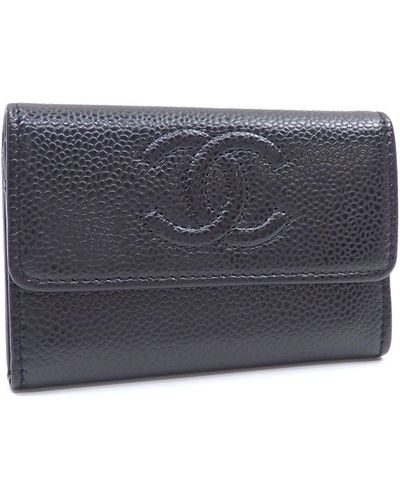 Chanel Leather Wallet (pre-owned) - Blue