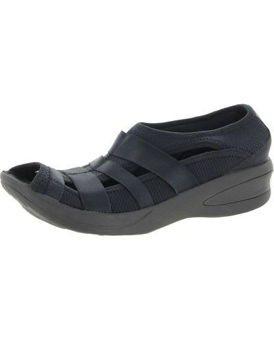 Bzees Festive Mesh Summer Sport Sandals - Black