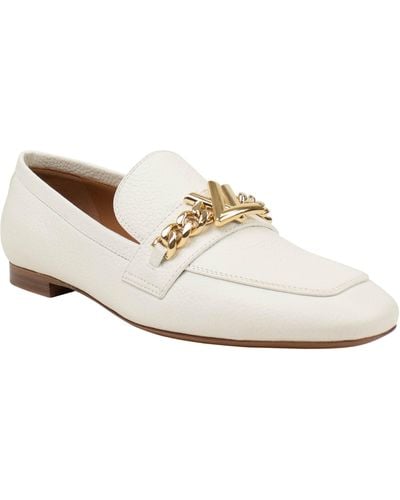 Louis Vuitton Ivory Chain Link Upper Case Loafer - White