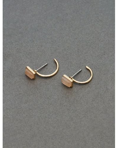 Lucky Brand Semi Stone Earring - Gray