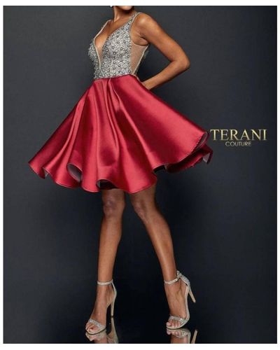 Terani Fit And Flare - Red
