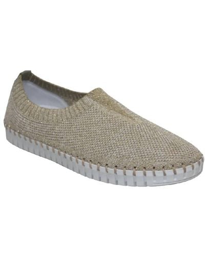 Eric Michael Lucy Perforated Sneaker I - Gray