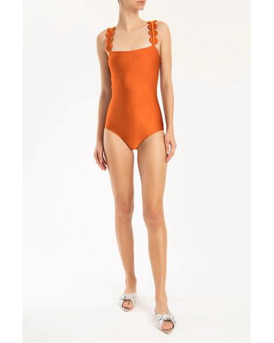 Adriana Degreas Bubble Swimsuit - Orange