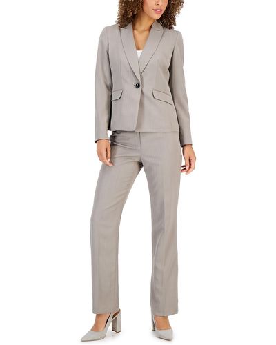 Le Suit Slub Suit Separate Suit Jacket - Gray