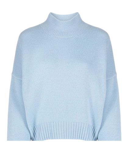 IRO Iria Mock Neck Sweater - Blue